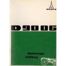 Deutz D9006 Operators Manual